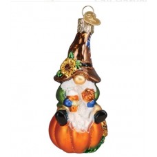 NEW - Old World Christmas Glass Ornament - Fall Harvest Gnome